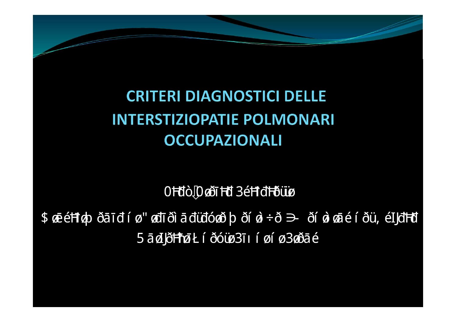 Medicina Del Lavoro Pneumoconiosi Scuola Di Igiene E Sanita Pubblica